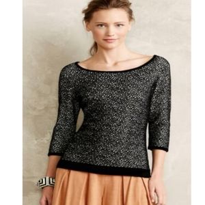 Moth for Anthropologie Chenille Jacquard Pullover